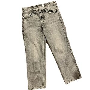 H&M Women's Gray Straight Jeans